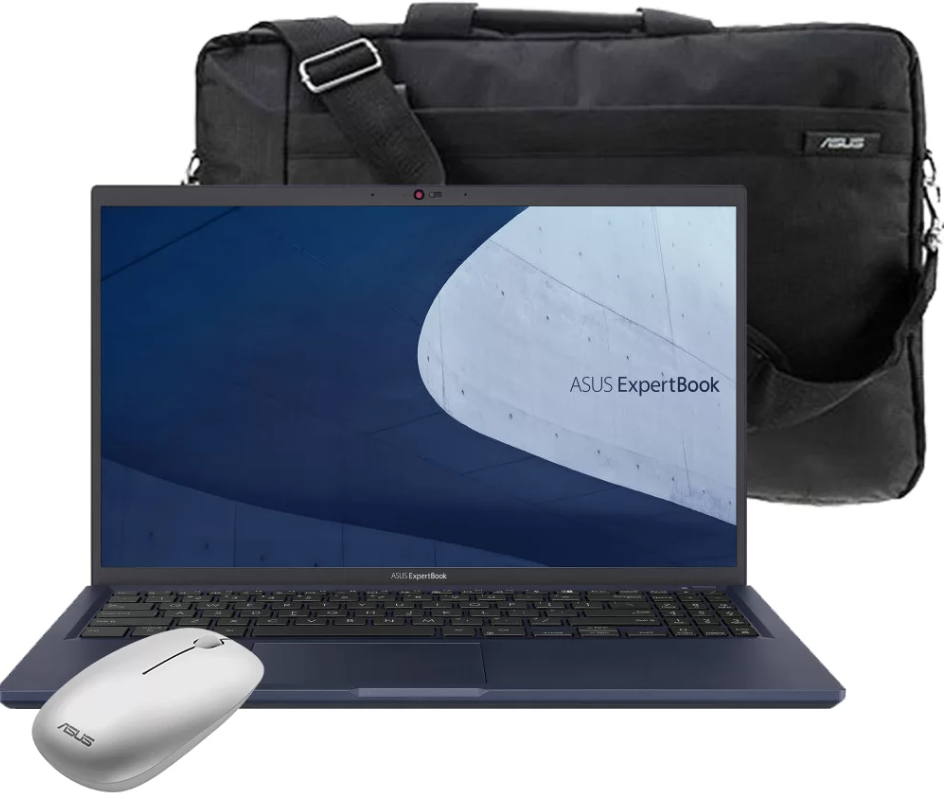  LAPTOP ASUS EXPERTBOOK B1 B1500C INTEL CORE I3-1115G4 3.0GHZ CACHE DE 6M HASTA 41 GHZ 11A. GENERACION 8GB 256GB M.2 PCIE® 3.0 SSD TPM 15.6 FHD